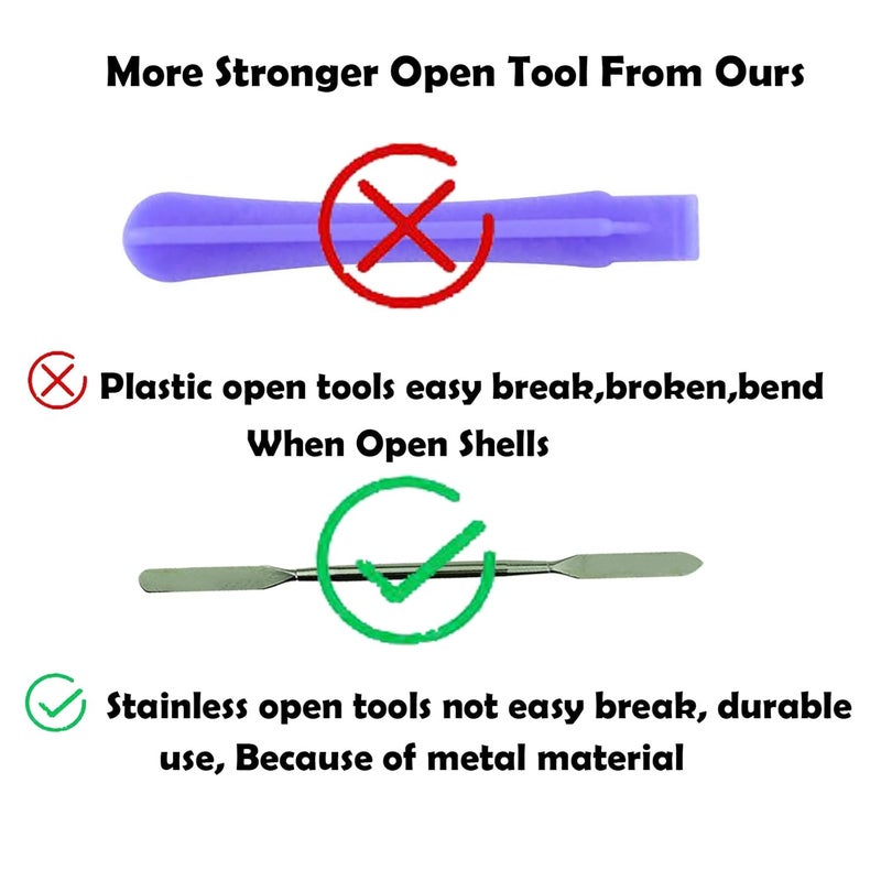 CTHTBZ Cross Screwdriver Tri-Wing Screwdrivers Kit, Opening Tools Set with Tweezers and Screws for Nintendo Switch Lite - Image 5